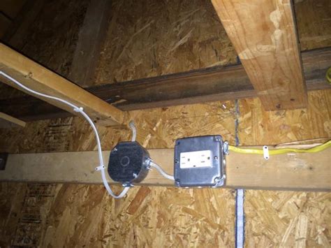 electrical code junction boxes in attic|insulated junction box.